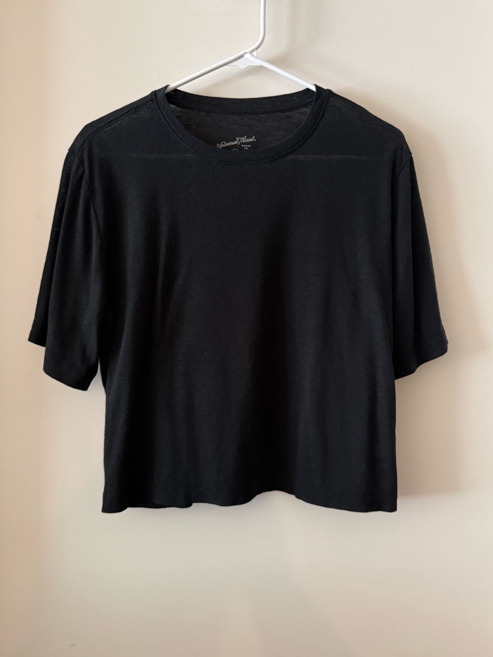 Like New Universal Thread Linen Blend Boxy Tee